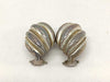 Tiffany & Co. Twisted Rope Dome Shell Earrings 750/925 Earrings