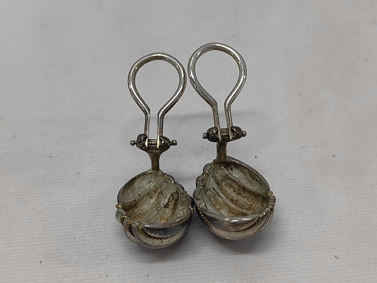 Tiffany & Co. Twisted Rope Dome Shell Earrings 750/925 Earrings