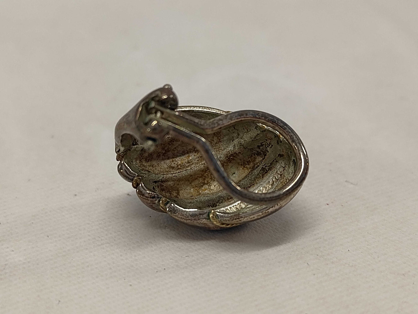 Tiffany & Co. Twisted Rope Dome Shell Earrings 750/925 Earrings