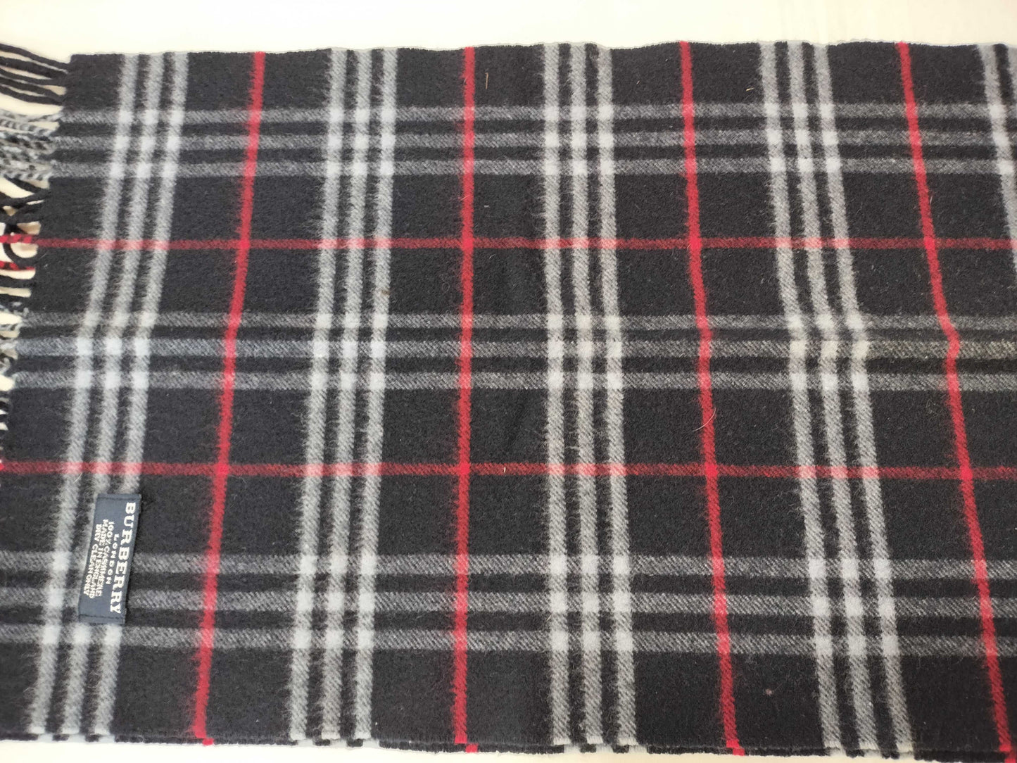 BURBERRY Nova Check Scarf Blue