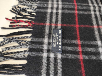BURBERRY Nova Check Scarf Blue