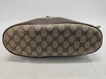 GUCCI GG Supreme Old Gucci Sherry Line Drawstring Shoulder Bag