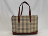 BURBERRY Nova Check Tote Bag Saffiano Tote Bag