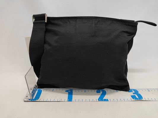 PRADA Nylon Triangle Plate Shoulder Bag