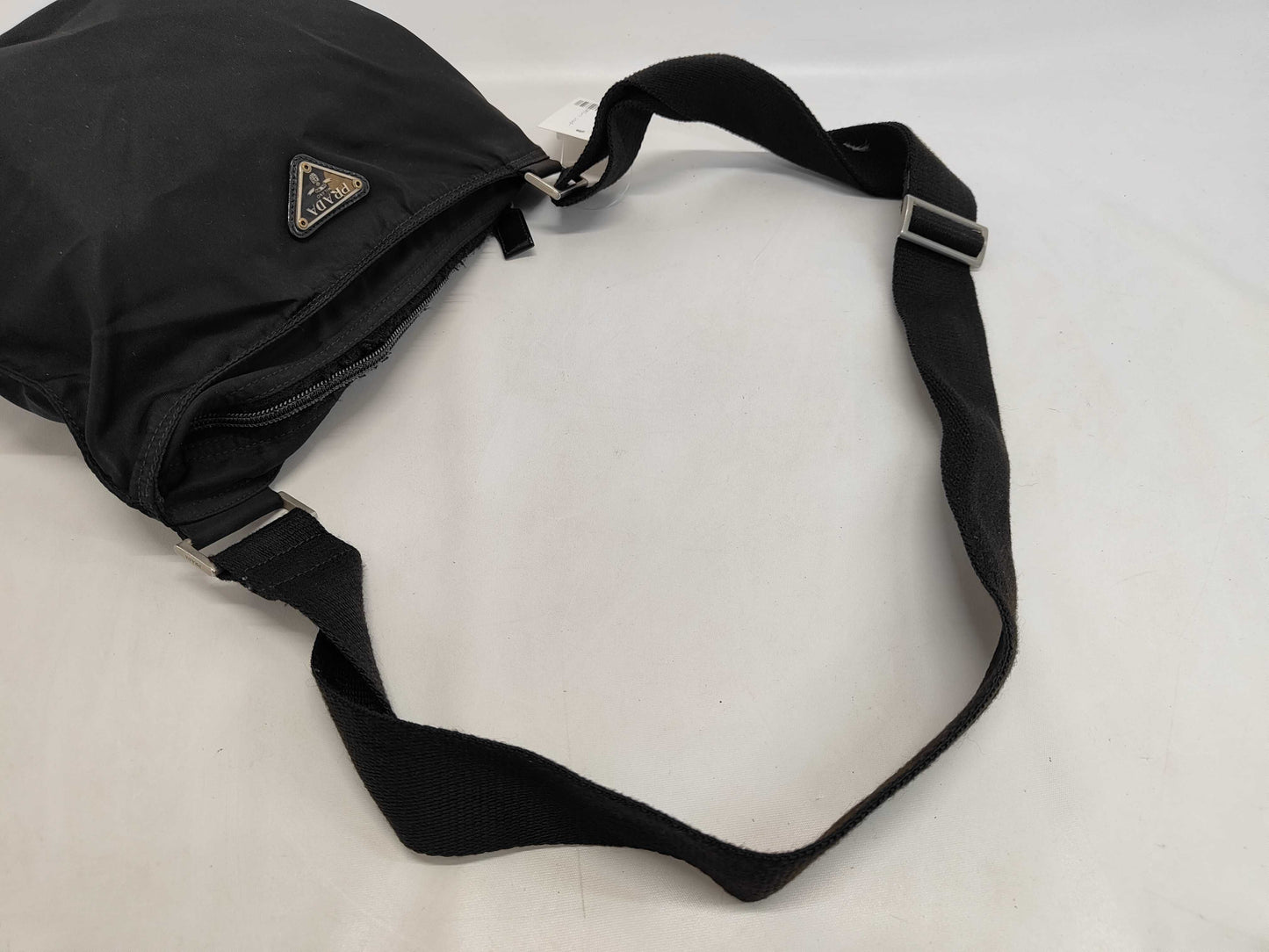 PRADA Triangle Plate Shoulder Bag