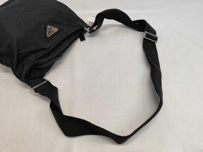 PRADA Triangle Plate Shoulder Bag