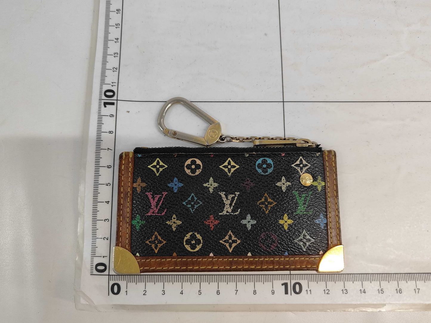 LOUIS VUITTON Monogram M13664 Multicolor Pochette Cle Coin Case