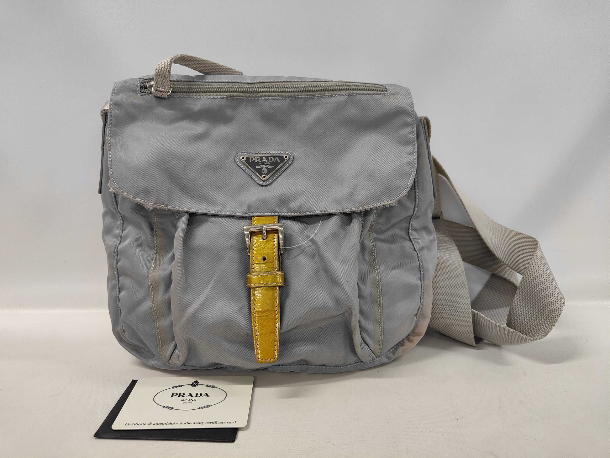 PRADA Nylon B8994 Shoulder Bag, Light Blue