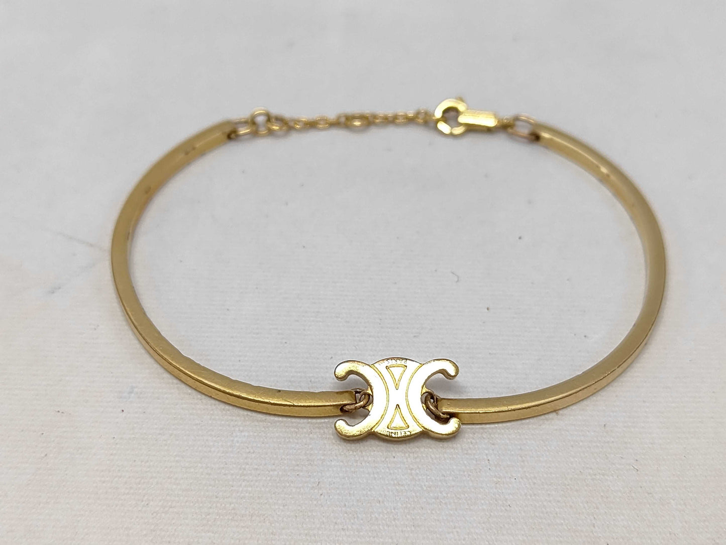 CELINE Articulate Triomphe Bracelet Bangle