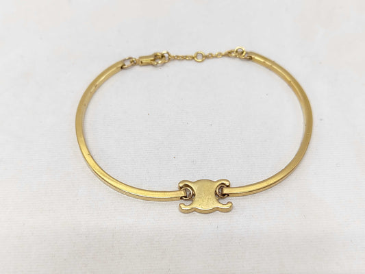 CELINE Articulate Triomphe Bracelet Bangle
