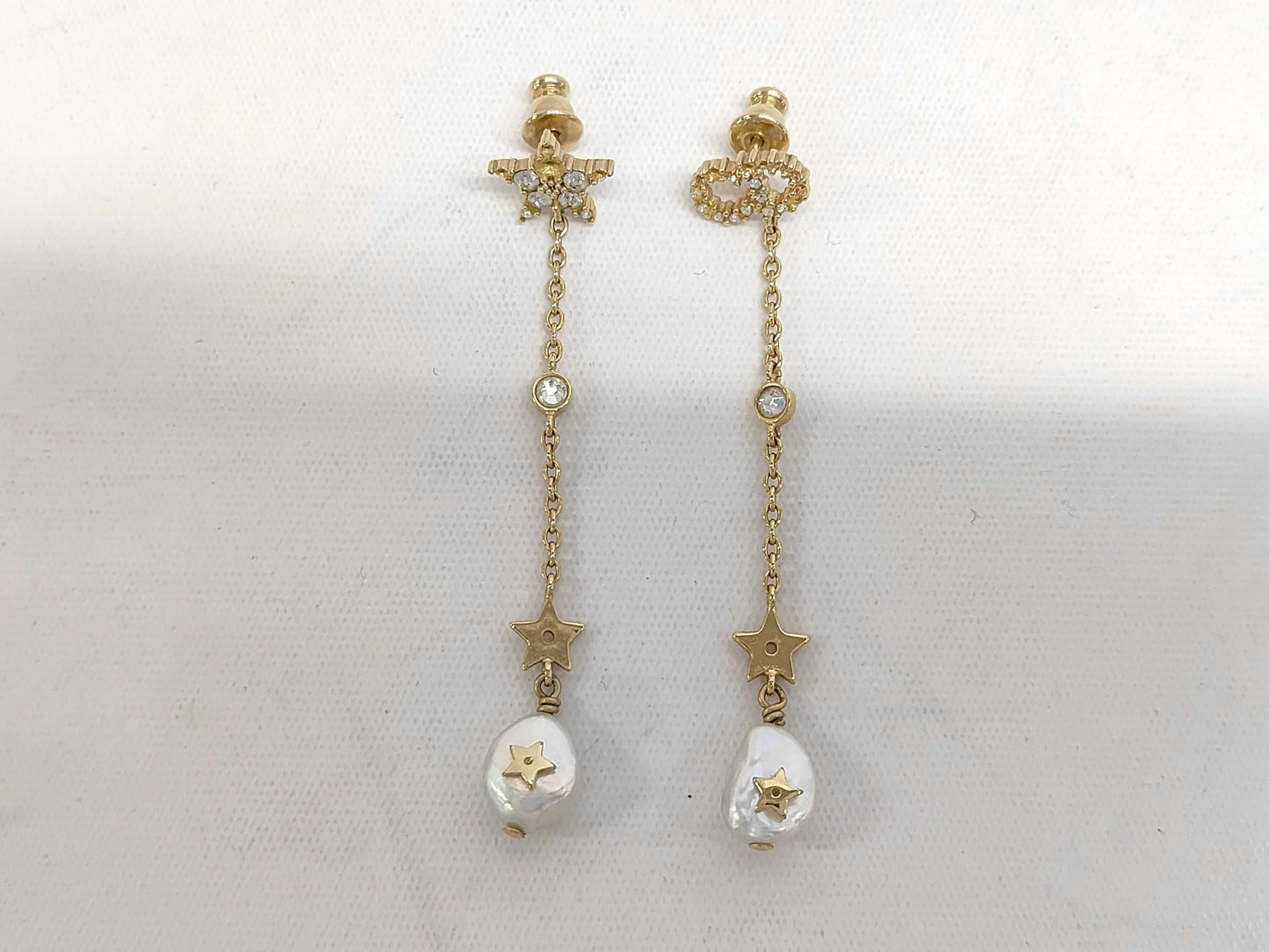 Dior Pearl and Stone Earrings 