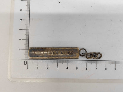 Tiffany & Co. SV925 1837 Bar Top Pendant 