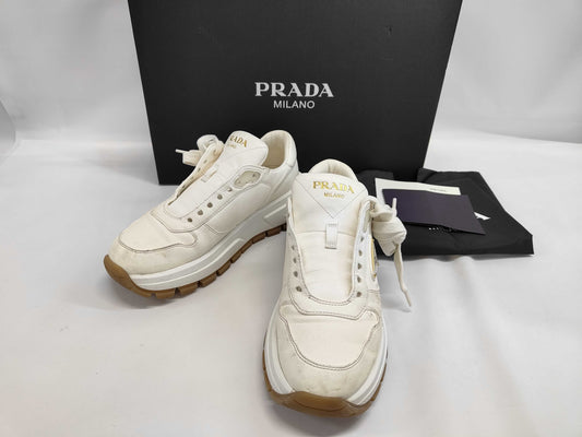 PRADA Triangle Logo Sneakers