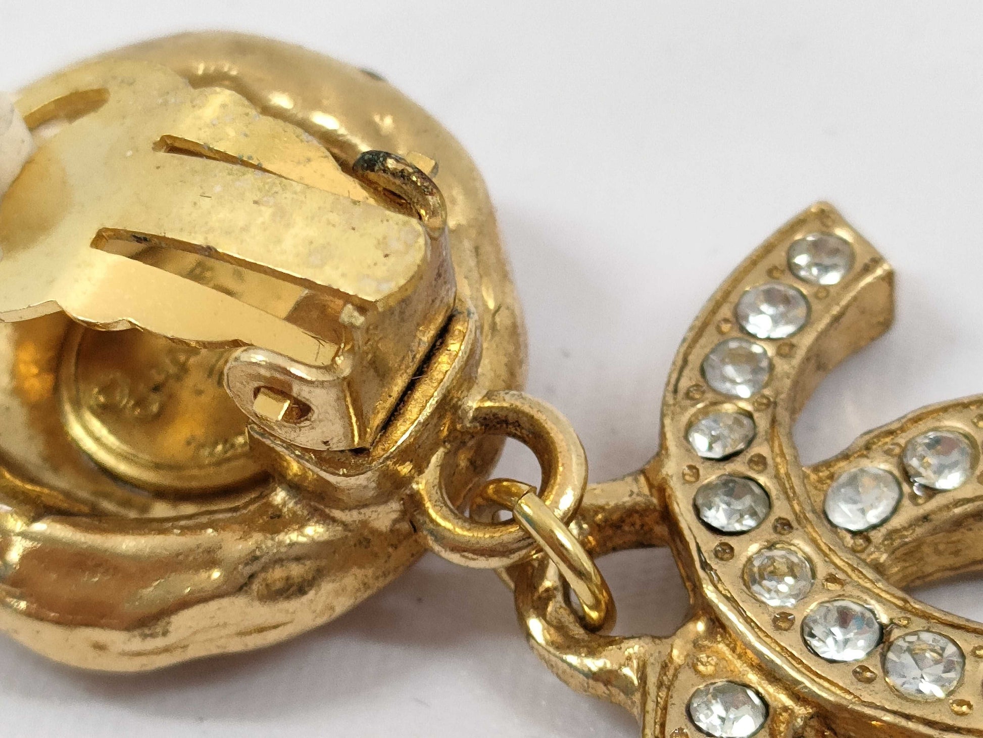 CHANEL Coco Rhinestone Earrings