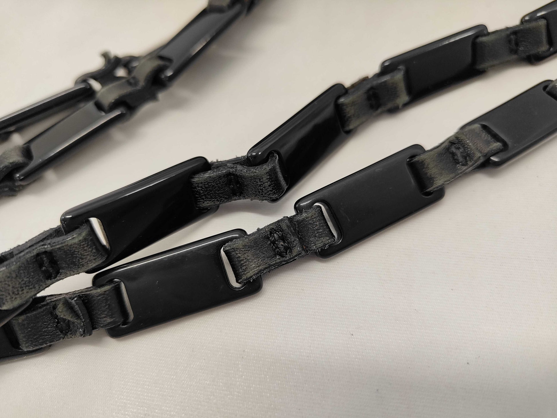 PRADA Nylon Triangle Plate Bag Tote Bag