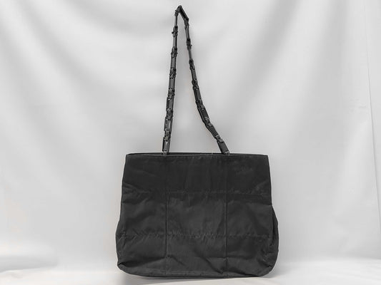 PRADA Nylon Triangle Plate Bag Tote Bag