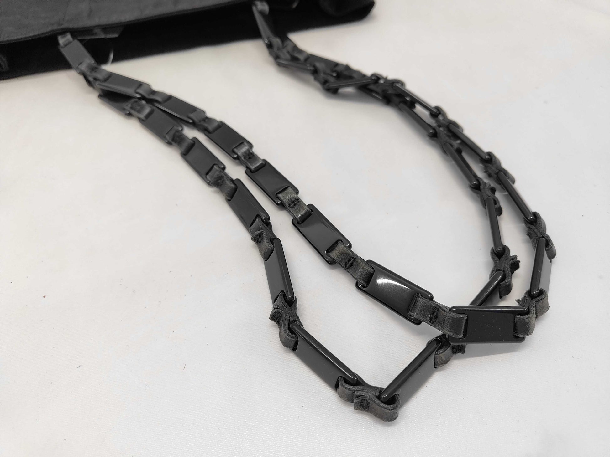 PRADA Nylon Triangle Plate Bag Tote Bag