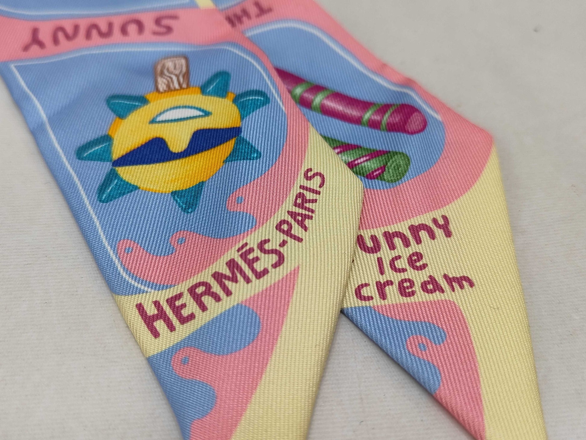 HERMES Twilly FUNNY ICE CREAM Multicolor Other Accessories