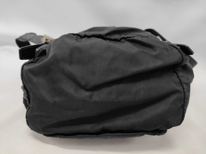 PRADA Nylon Mini Backpack with Triangular Plate and Front Pocket