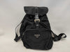 PRADA Nylon Mini Backpack with Triangular Plate and Front Pocket