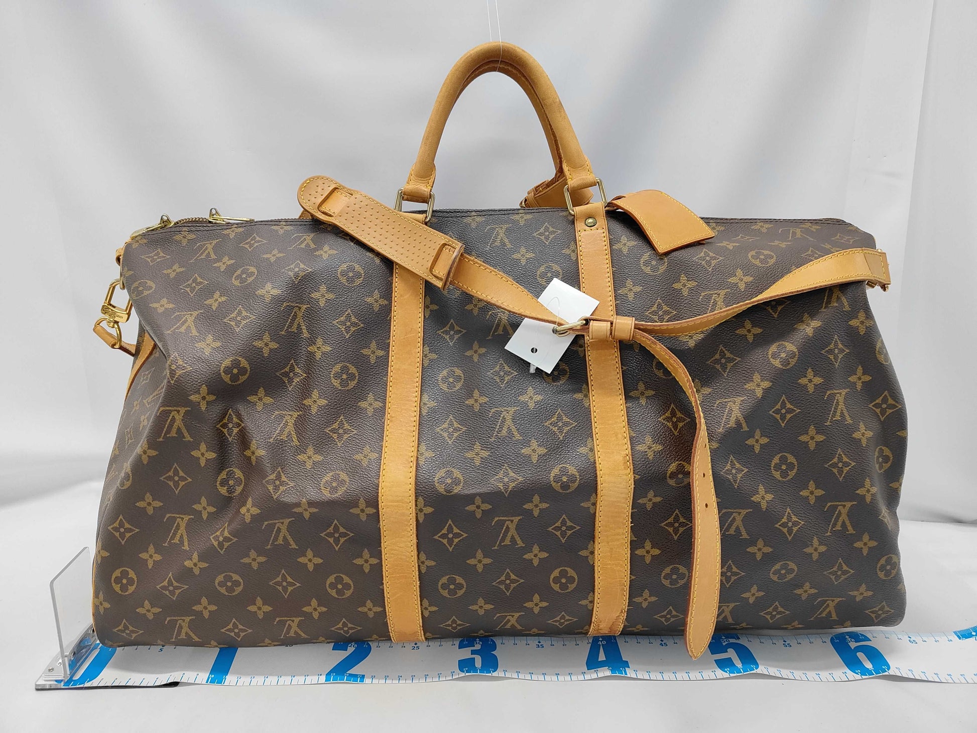 LOUIS VUITTON Monogram M41412 Keepall Bandouliere 60 Boston Bag