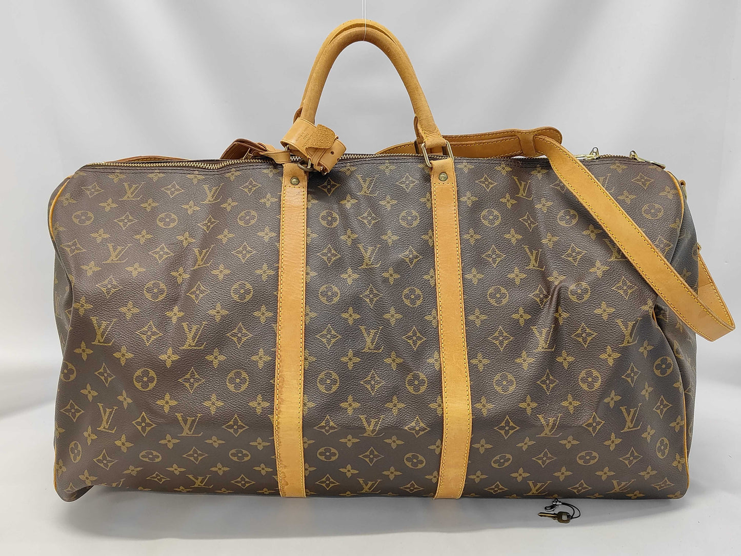 LOUIS VUITTON Monogram M41412 Keepall Bandouliere 60 Boston Bag