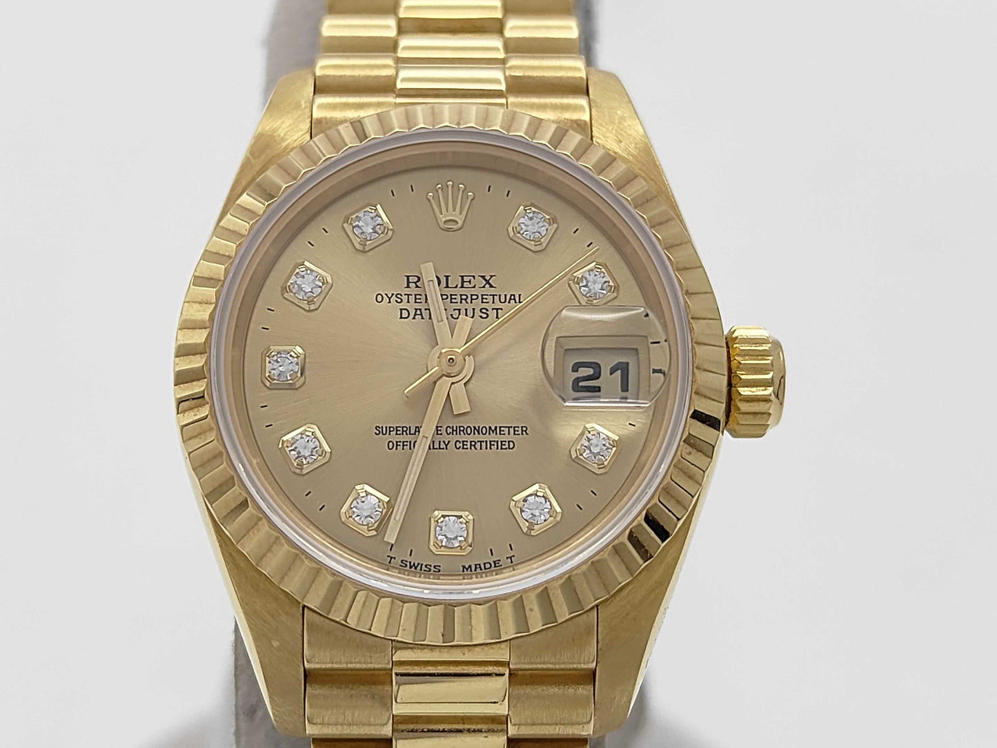 ROLEX 69178G W416963 Champagne Dial Women's Watch