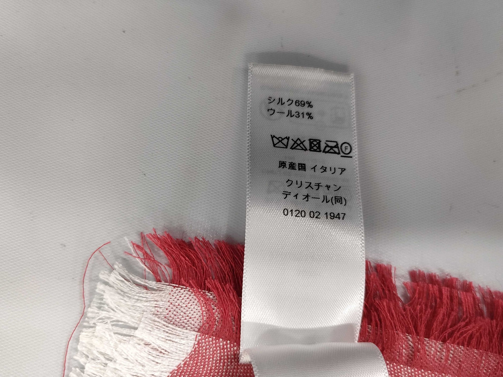 Dior large stole scarf