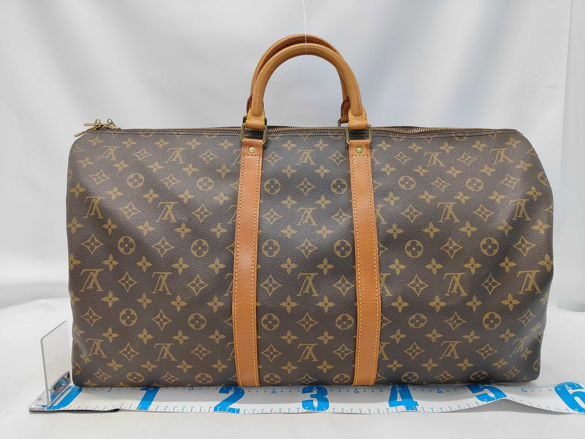 LOUIS VUITTON Monogram M41414 Keepall Bandouliere 55 Boston Bag