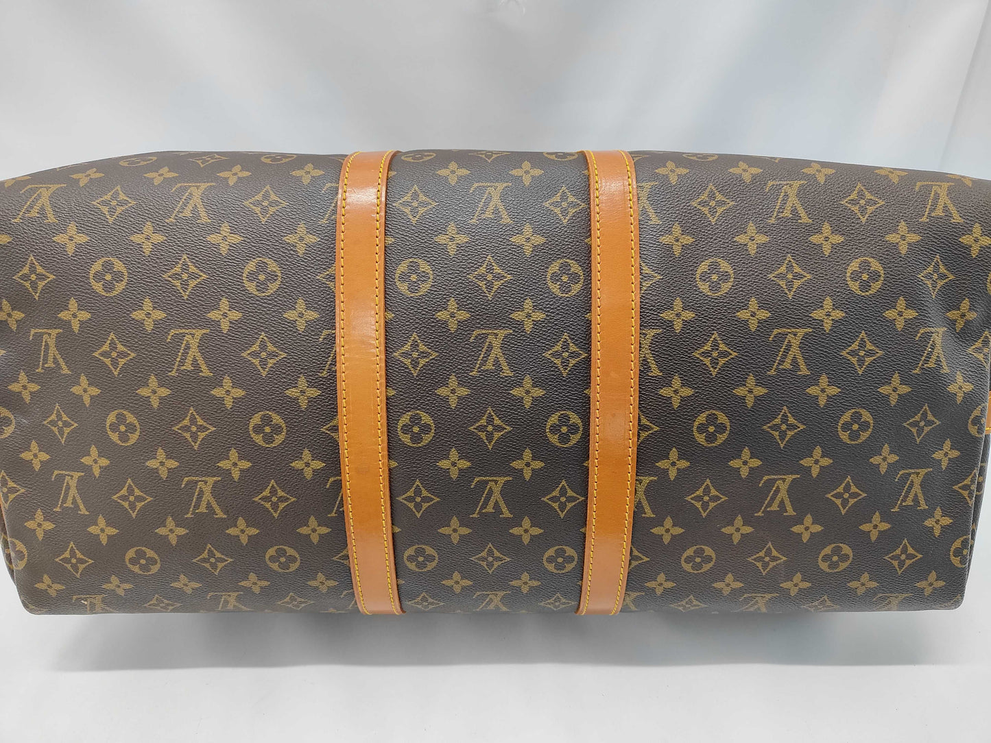 LOUIS VUITTON Monogram M41414 Keepall Bandouliere 55 Boston Bag