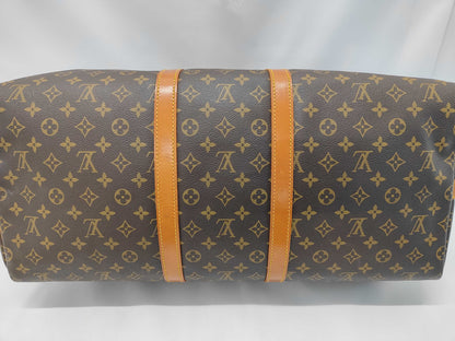 LOUIS VUITTON Monogram M41414 Keepall Bandouliere 55 Boston Bag