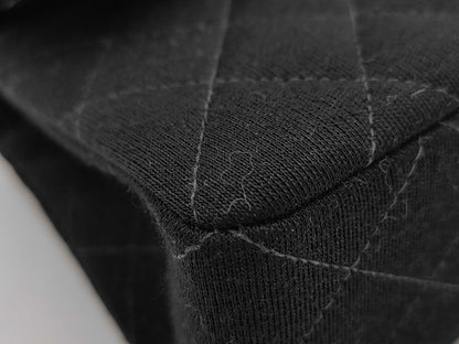 CHANEL Jersey Matelasse 25 Gold Hardware Shoulder Bag