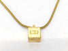 Dior Logo Cube Necklace Necklace