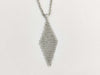 Tiffany & Co. Mesh Pendant Necklace with Diamond, 1 piece, Ag925 Necklace